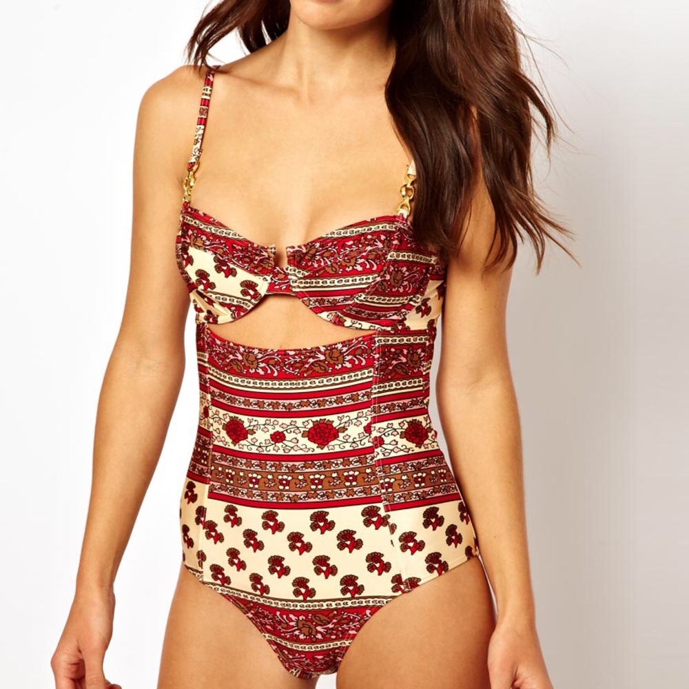 NWT Mink Pink Floral One Piece